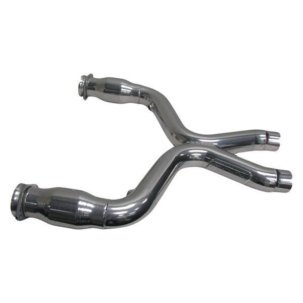 Karuma Car Care 1658 3 in. Merged Aluminized Steel Short Catted Mid-X-Pipe for 2011-2013 Ford Mustang GT 5.0L KA3293507 - main